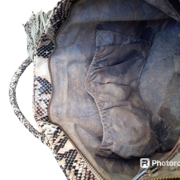 Elliott Lucca leather snakeprint purse - Picture 10 of 14